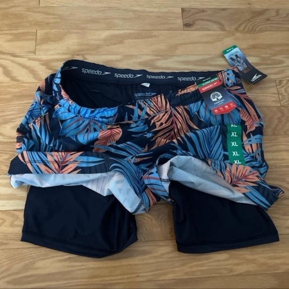 (NWT) Speedo Men’s Comfort Liner Swim Shorts, XL (36/38) - Picture 10 of 12